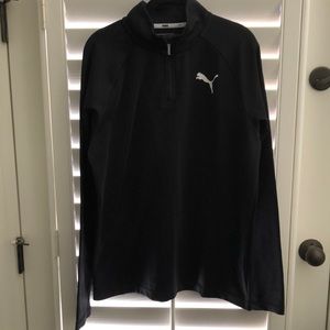 Puma Size M Quarter Zip Pullover